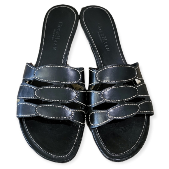 Cole Haan Estrella Black Sandals 7.5 - Picture 3 of 10